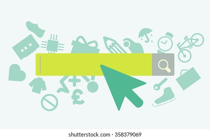 search bar.vector illustration.