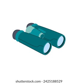 search binoculars cartoon. look military, telescope hand, symbol zoom search binoculars sign. isolated symbol vector illustration