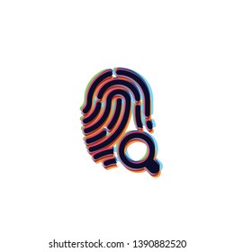 Search Biometircs - Vector App Icon