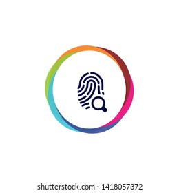 Search Biometircs - Vector App Icon