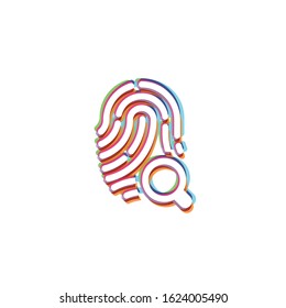 Search Biometircs - Vector App Icon