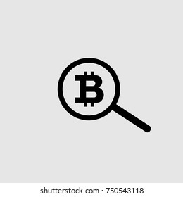 Search for bitcoin icon design