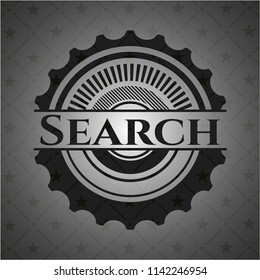 Search black emblem