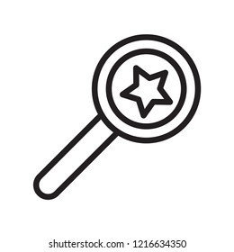 Search black friday vector icon