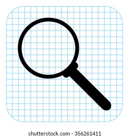 Search - black vector  icon