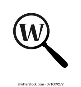 Search  - black vector icon