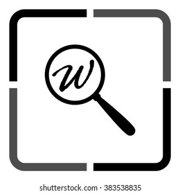 Search  - black vector icon