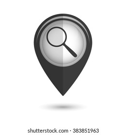 Search  - black vector icon