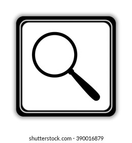 Search -  black vector icon