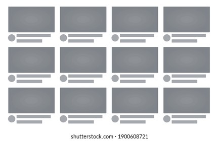 Search blank content. vector illustration