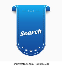 Search Blue Vector Icon Design