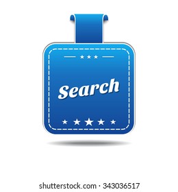 Search Blue Vector Icon Design