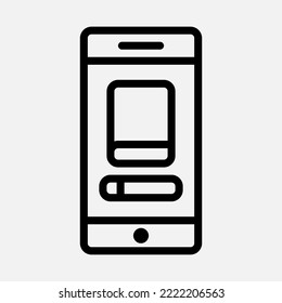 Search Book Icon In Line Style, Use For Website Mobile App Presentation