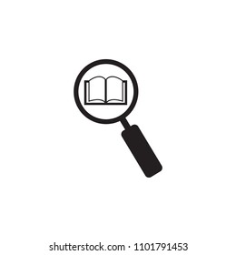 search for a book illustration. Element of library icon for mobile concept and web apps. Detailed search for a book icon can be used for web and mobile on white background