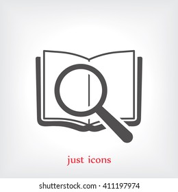 search book vector icon