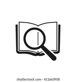 search book vector icon