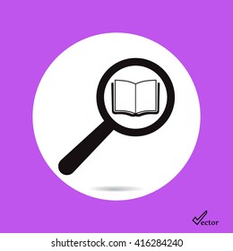 search book vector icon
