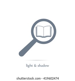 search book vector icon