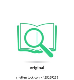 search book vector icon