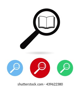 search book vector icon