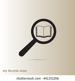 search book vector icon