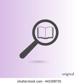 search book vector icon