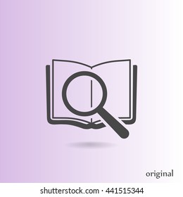 search book vector icon