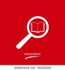 search book vector icon