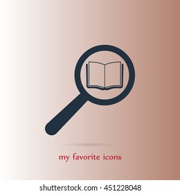 search book vector icon