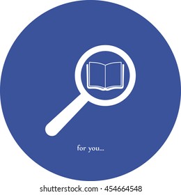search book vector icon
