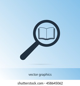 search book vector icon