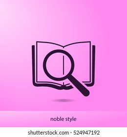 search book vector icon