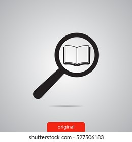 search book vector icon