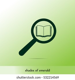 search book vector icon
