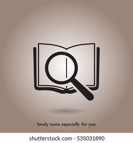 search book vector icon