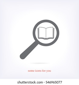 search book vector icon