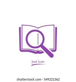 search book vector icon