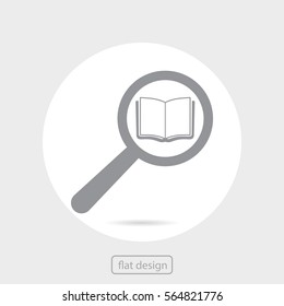 search book vector icon