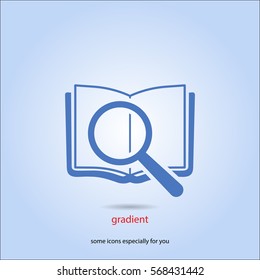 search book vector icon