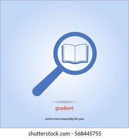 search book vector icon