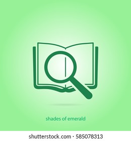 search book vector icon