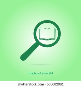 search book vector icon