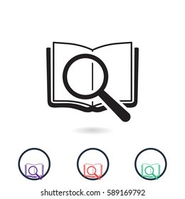 search book vector icon