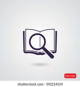 search book vector icon