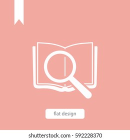 search book vector icon