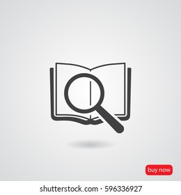 search book vector icon