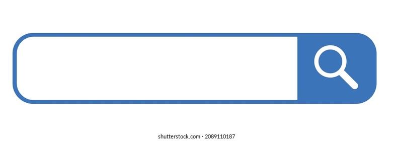 Search box, search bar icon. Vector about search.