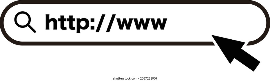Search Box and Search Bar. vector.