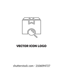 Search Box Icon Logo Design Element