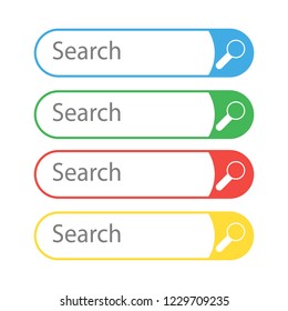 Search Box. Vector